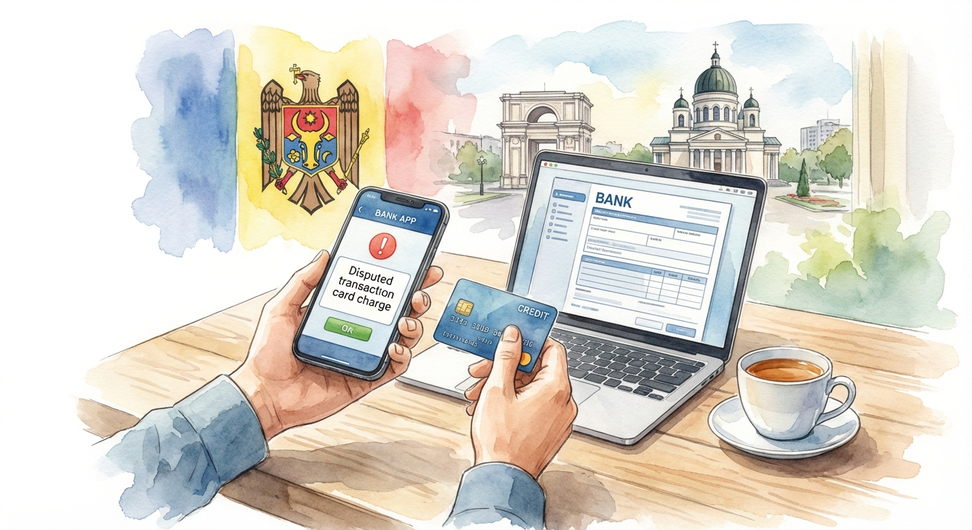 Как оспорить несанкционированное списание с карты в Молдове в 2026 году