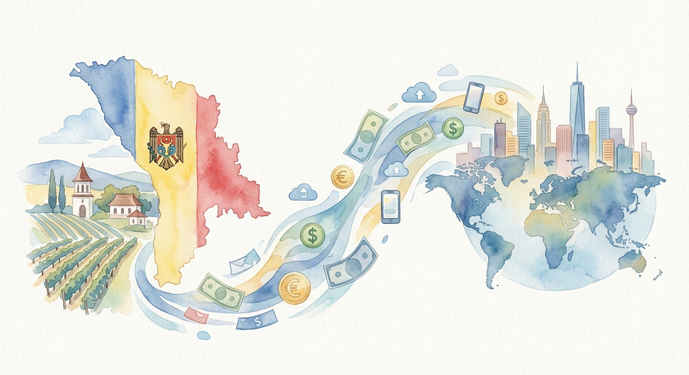 Cum să trimiți bani în străinătate din Moldova în 2026