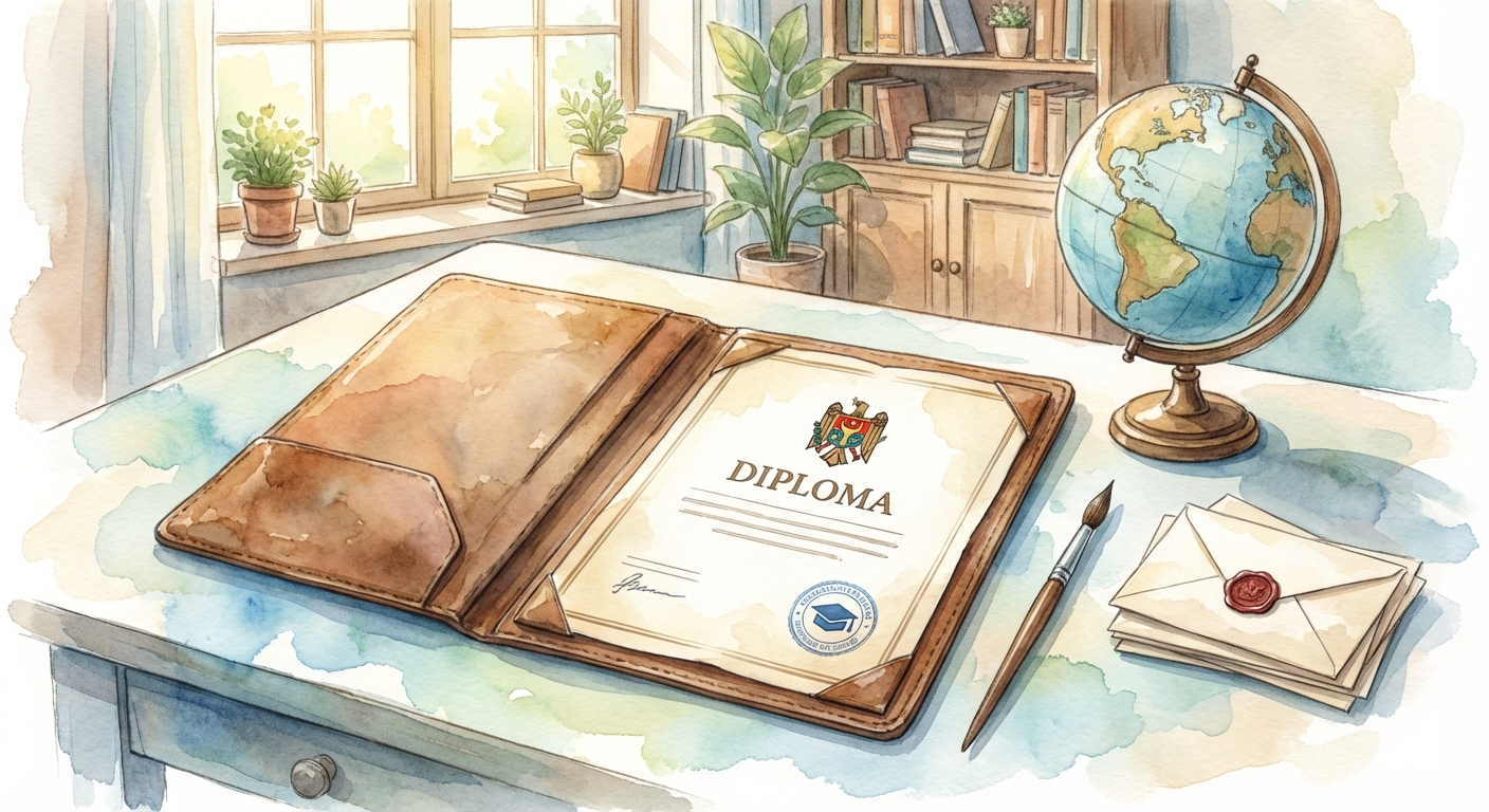 Как подтвердить иностранный диплом в Молдове в 2026 году
